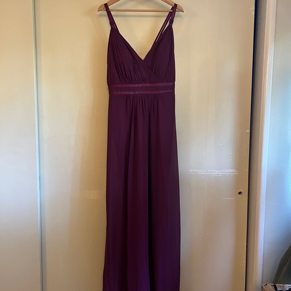 Elegant Purple Evening Gown